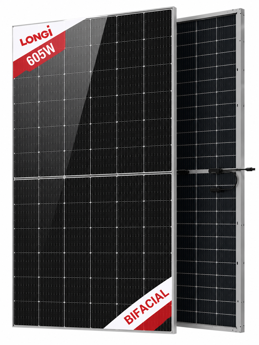 605W-LONGI 605W Longi Bifacial Solar panel - Image 1