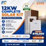 12kW Deye Off-Grid Complete Solar Kit – 10.2kWh Battery package offer from Phase Energy